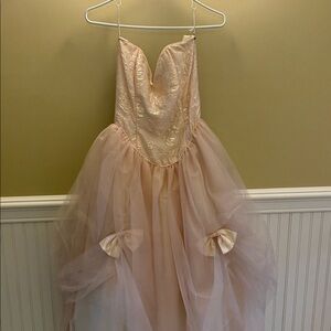 Vintage Jessica McClintock for Gunne Sax 80s prom dress